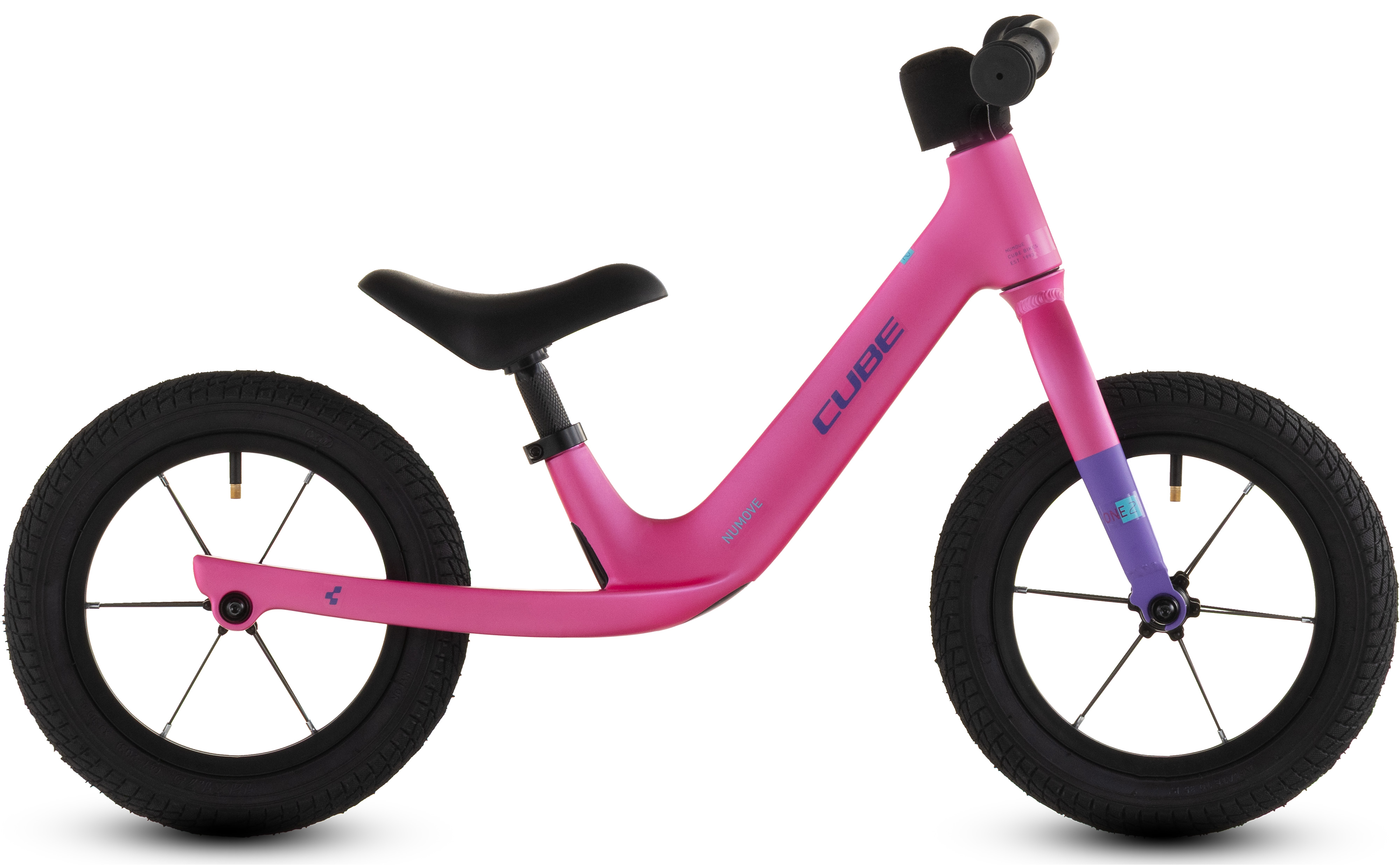 Kinderfahrzeuge Cube Numove 120 walk fucsia´n´plum