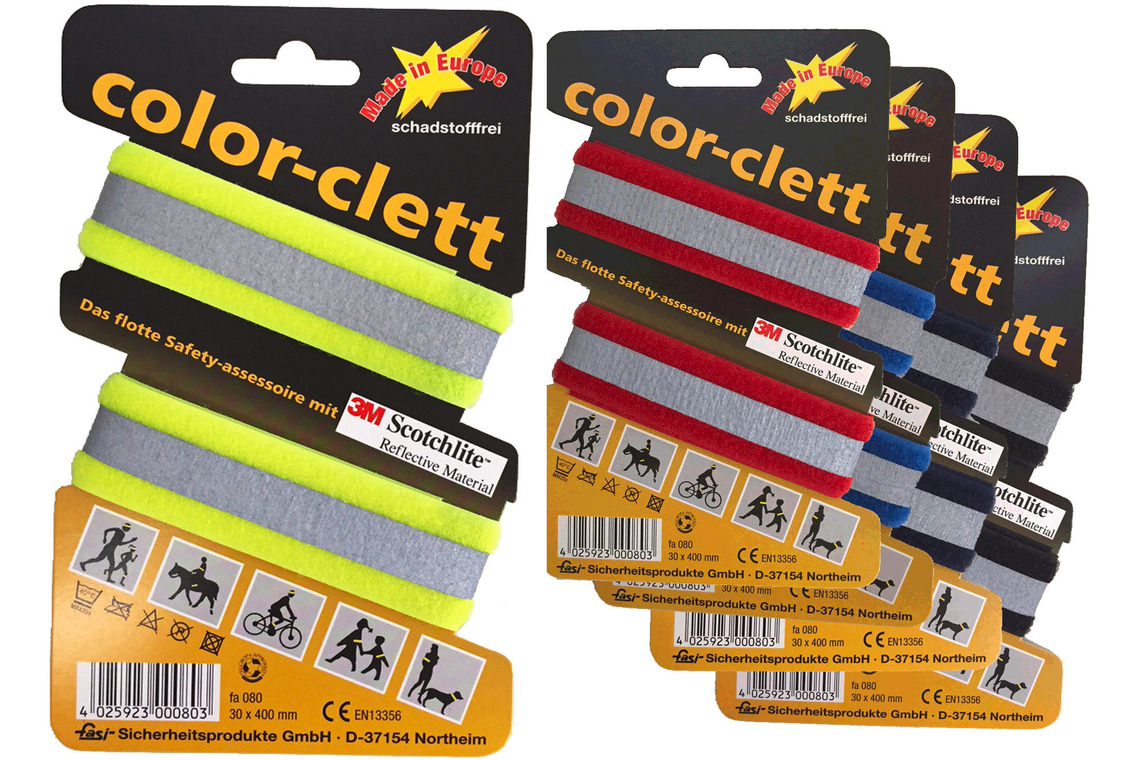 Fasi Color-Clett Reflexband paar
