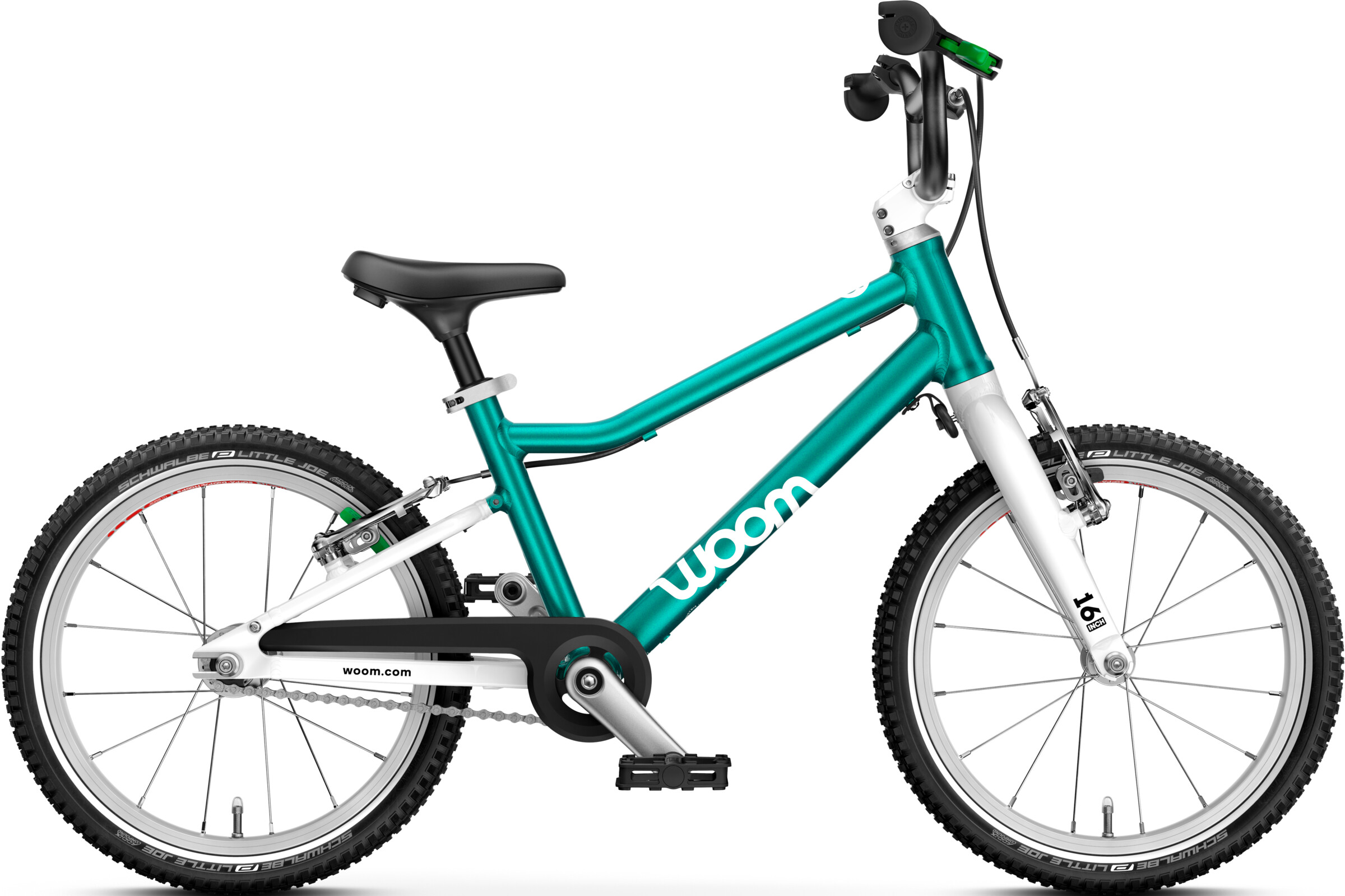 woom Go 3 - metallic turquoise - Onesize/16 Zoll