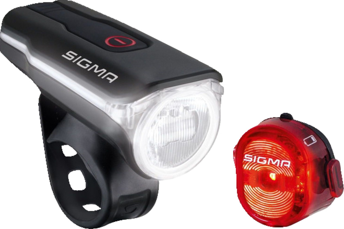 Beleuchtung SIGMA Aura 60 + Nugget II