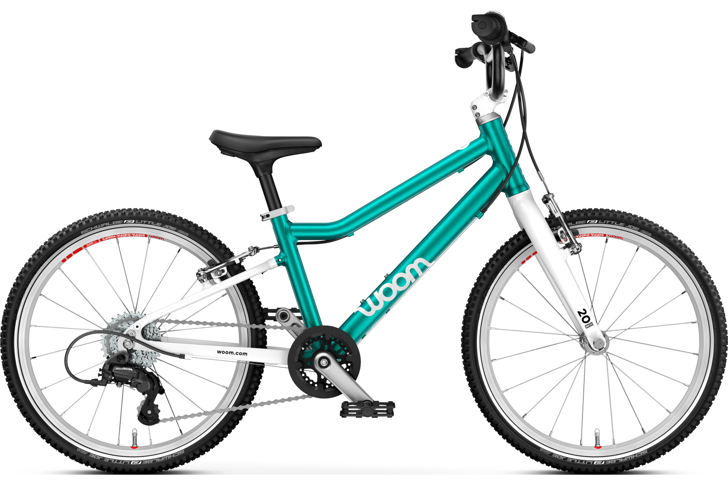 Woom Go 4 - metallic turquoise - Onesize/20 Zoll