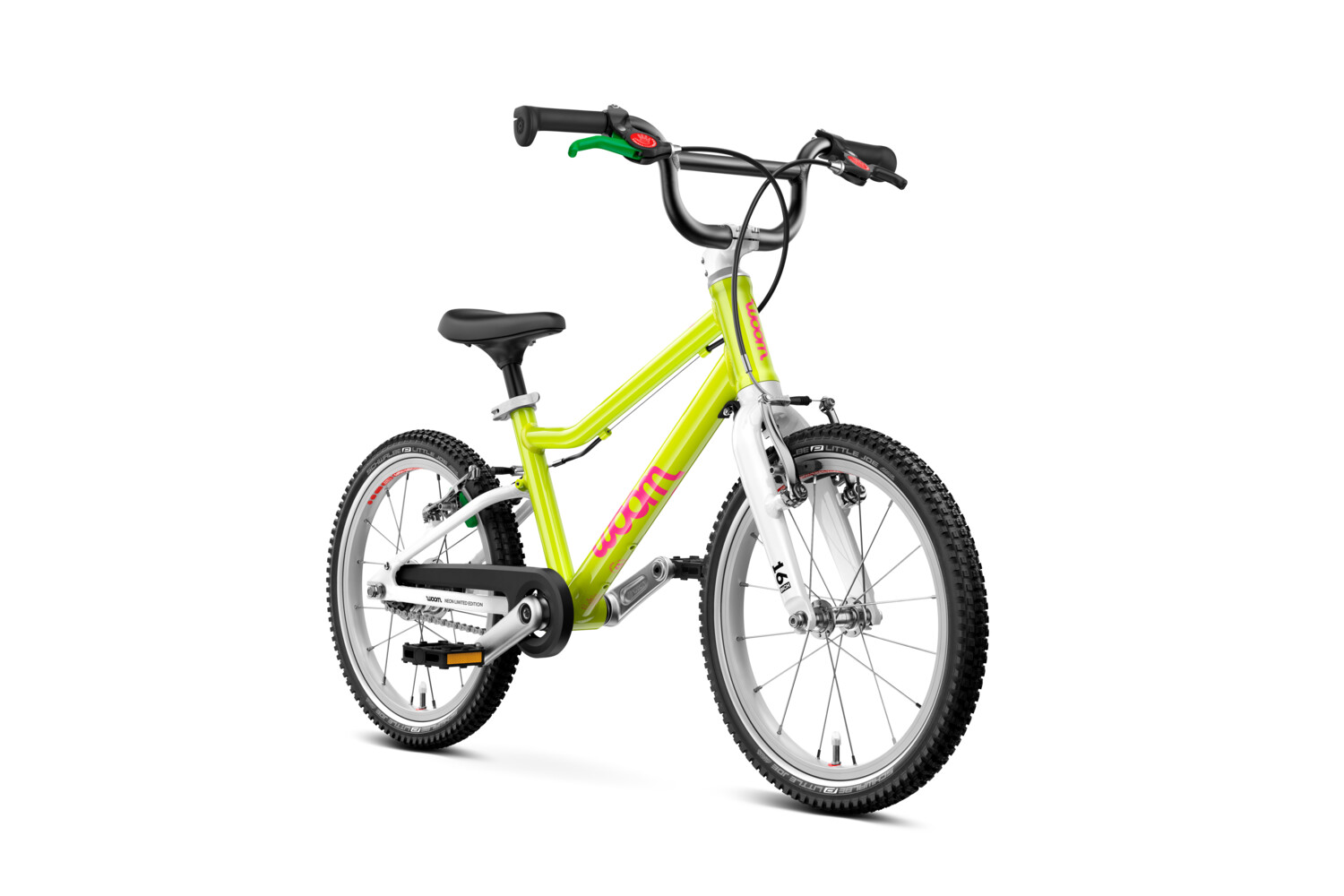 woom Go 3 AUTOMAGIC - neon lime - Onesize/16 Zoll