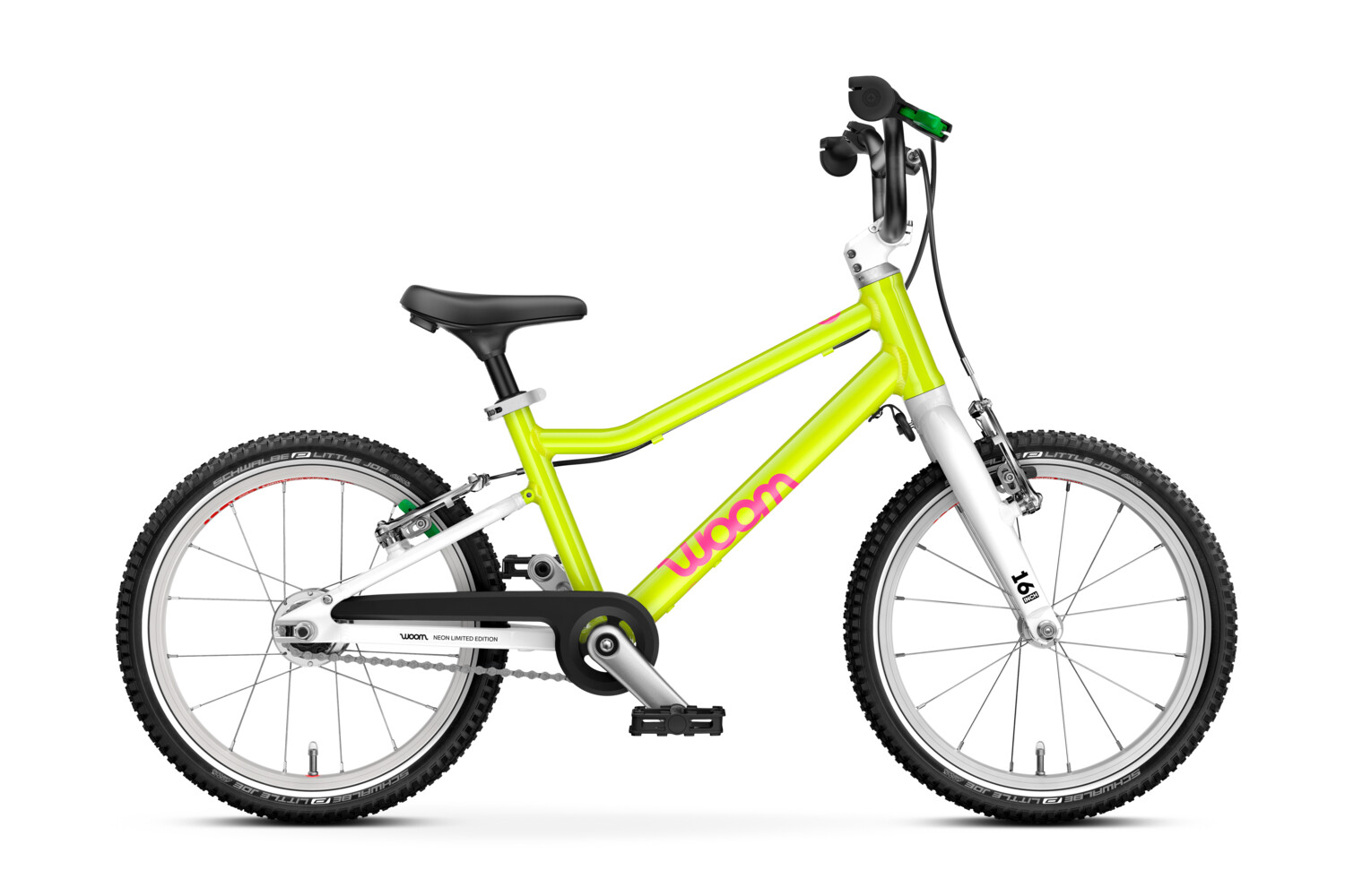 woom Go 3 AUTOMAGIC - neon lime - Onesize/16 Zoll