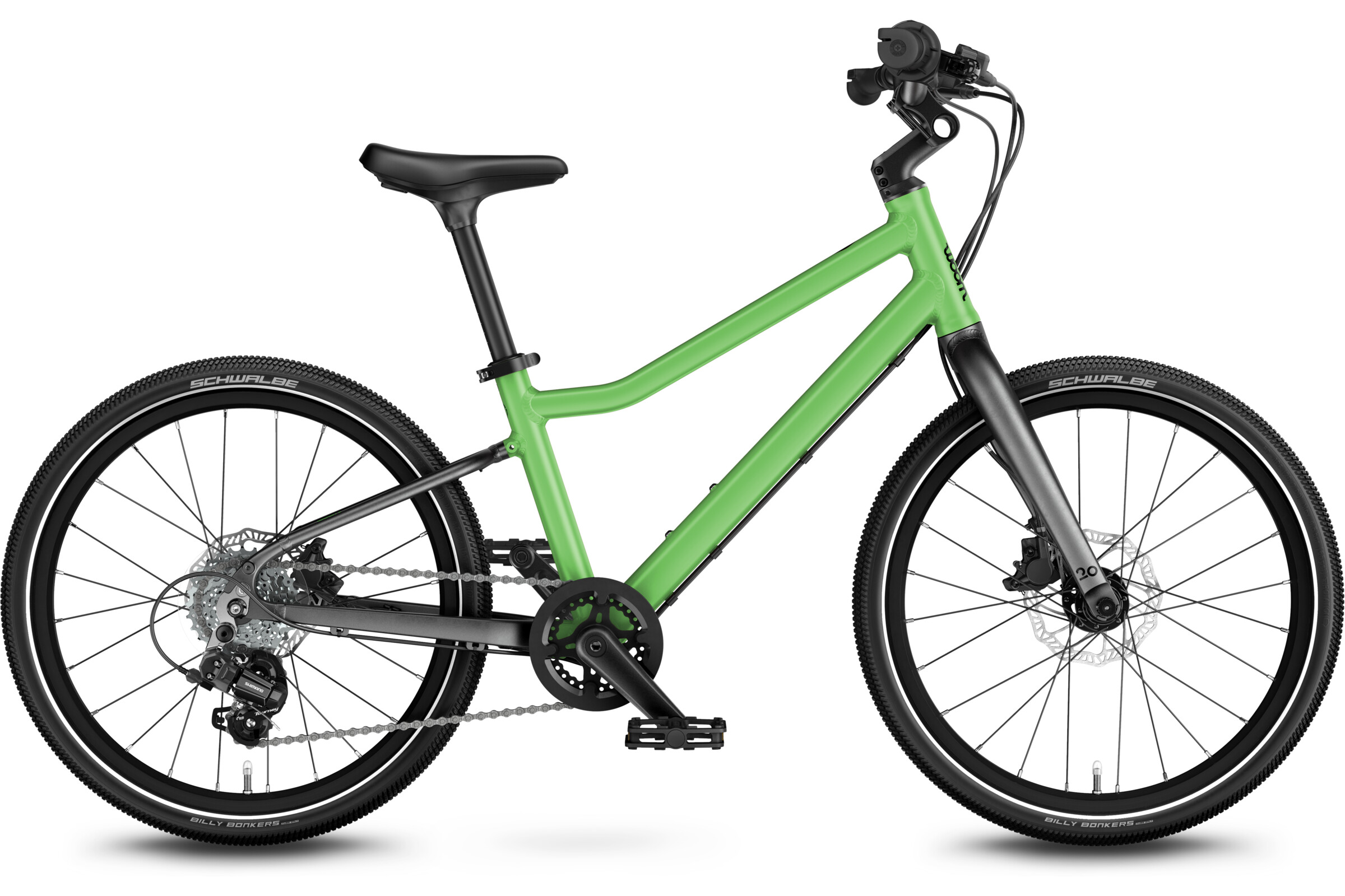 Woom Explore 4 jungle green - Onesize/20 Zoll