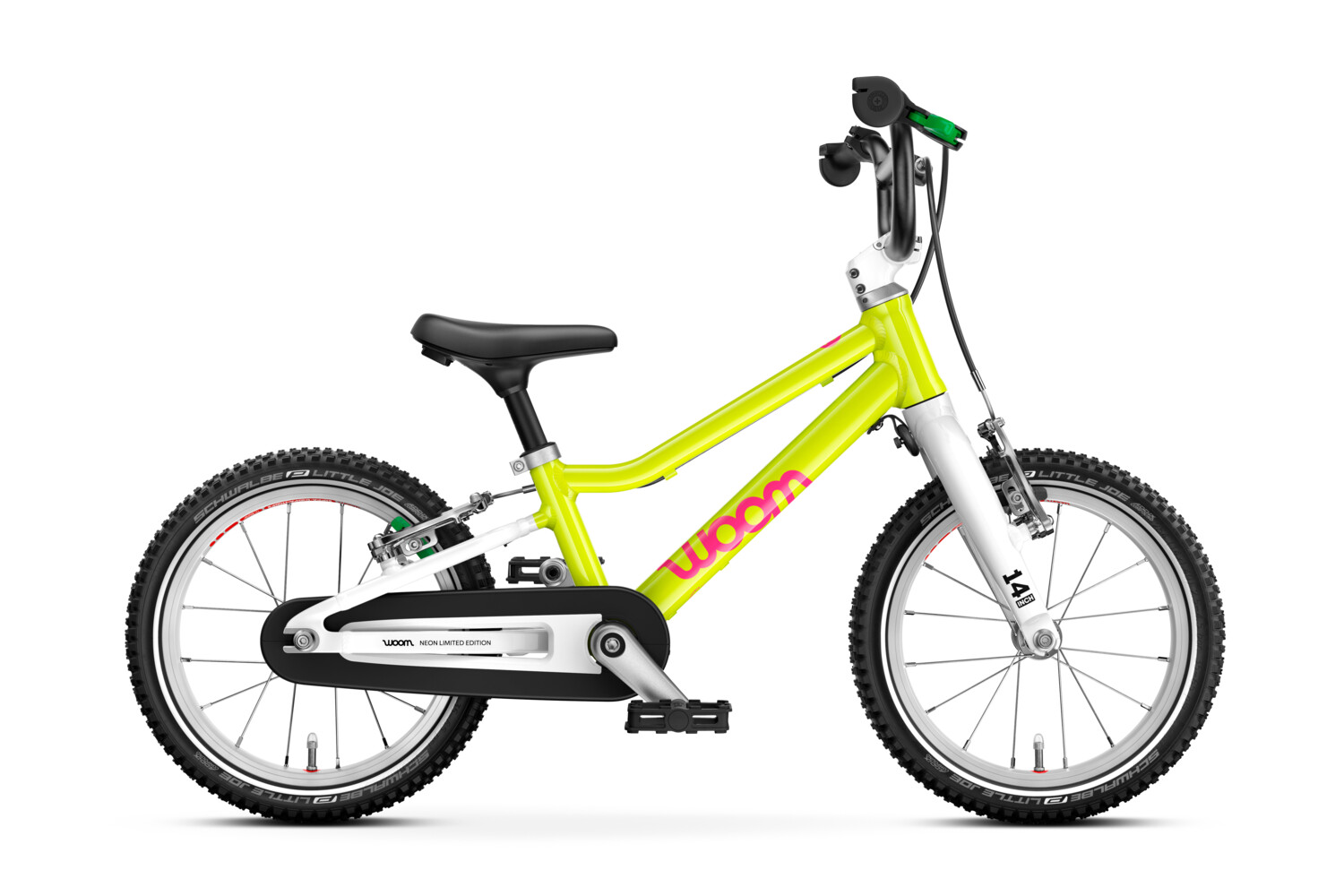woom Go2 - neon lime - Onesize/14 Zoll